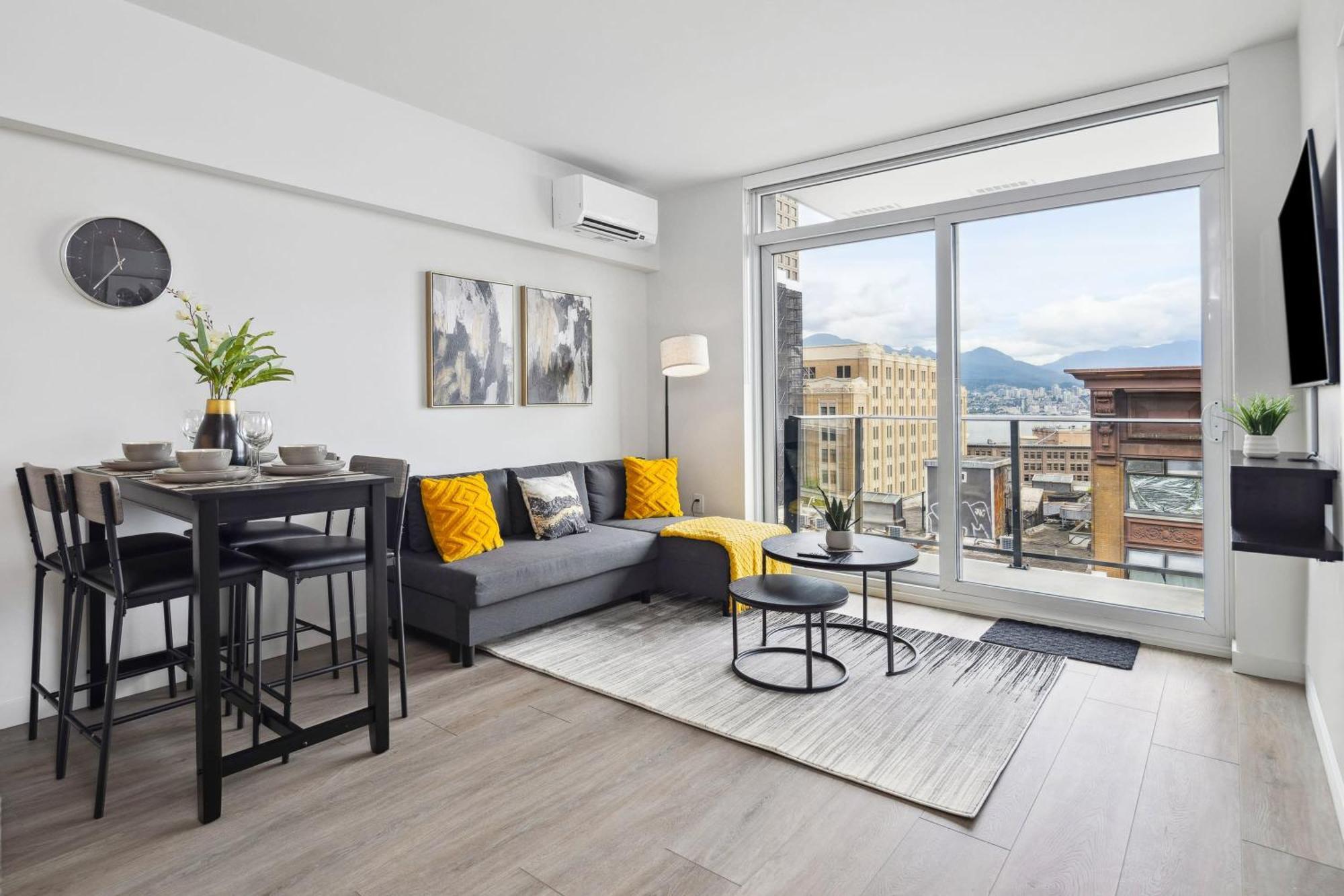 Brand New City Apt In Downtown バンクーバー エクステリア 写真